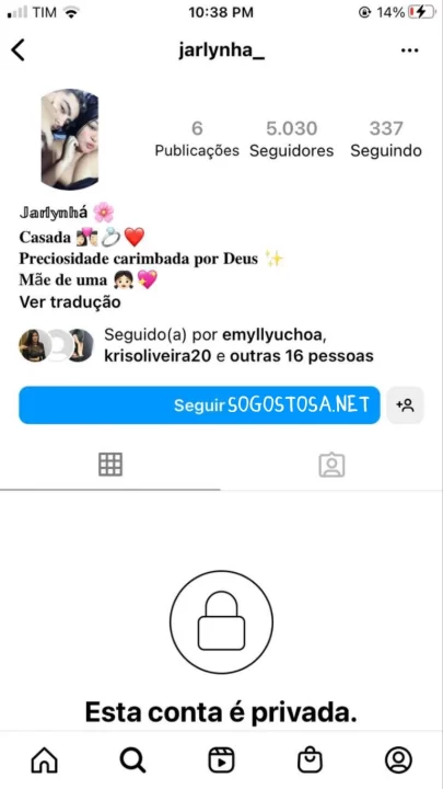 Caiu na net casada putinha do instagram.